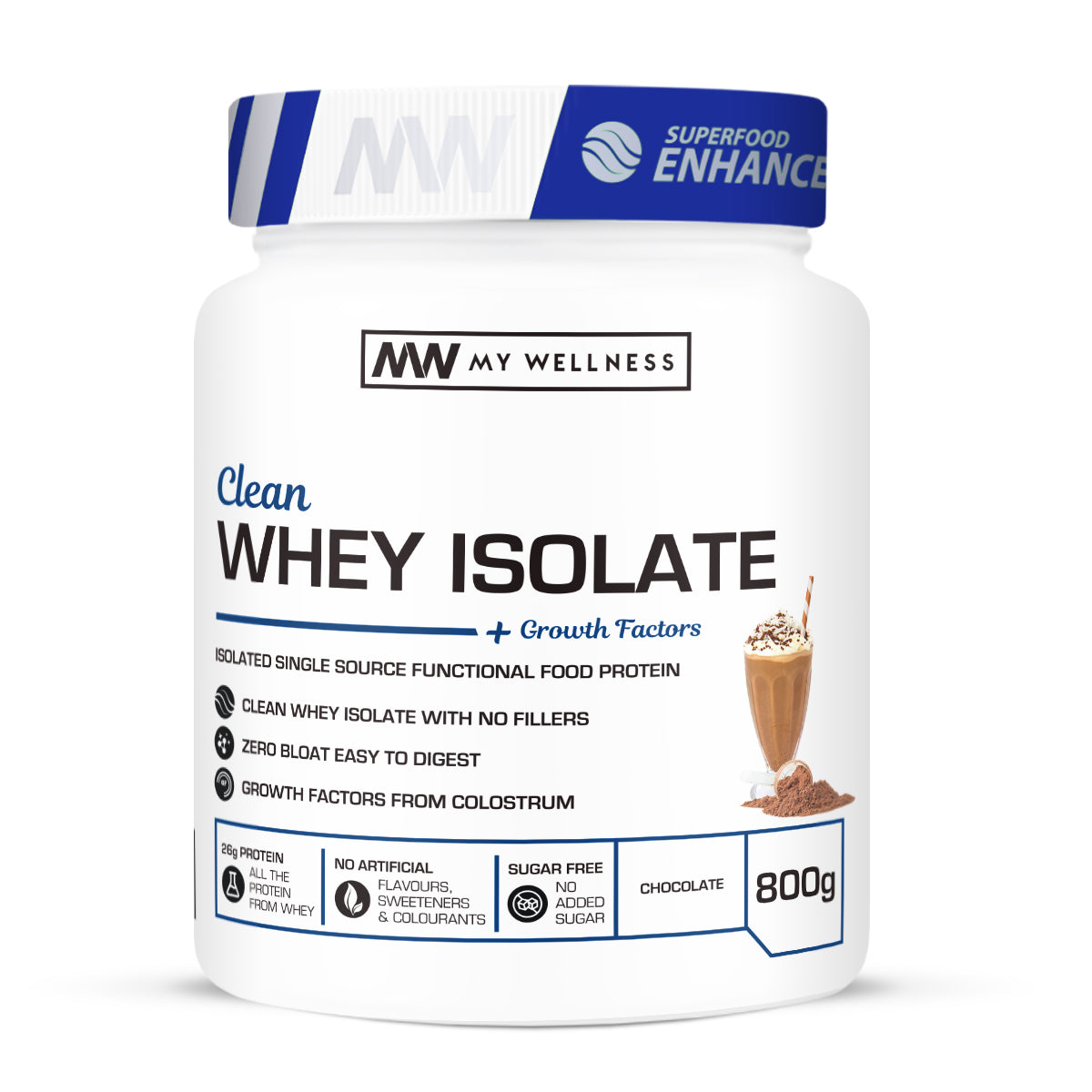 My Wellness Clean Whey Isolate 800g