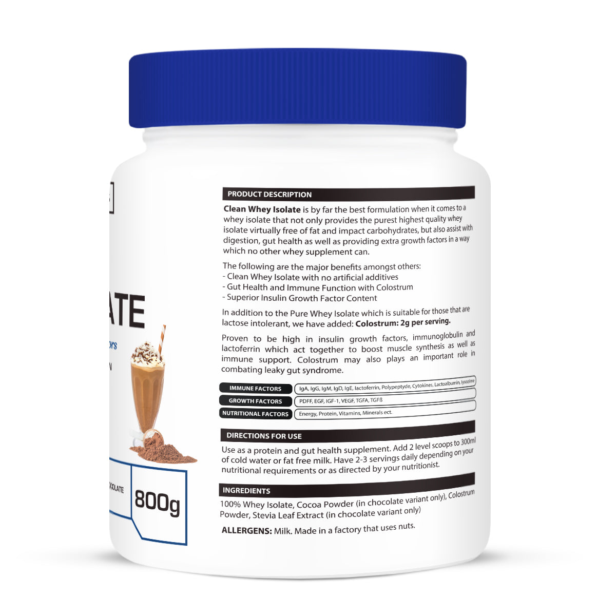 My Wellness Clean Whey Isolate 800g